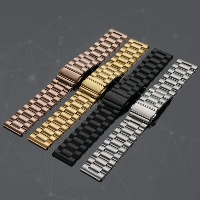 Alt view image 6 of 6 - Werleo Compatible Huawei Watch GT Band 22mm Adjustable Classic Wristband Bracelet Stainless Steel Band for Compatible Huawei Watch GT Sport / Classic / Ticwatch S2 & Ticwatch E2 Smartwatch