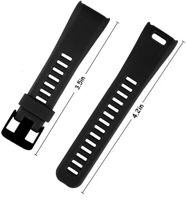 Alt view image 5 of 7 - Werleo Compatible Bands Replacement for Garmin Vivosmart HR with Metal Buckle Fitness Wristband Strap