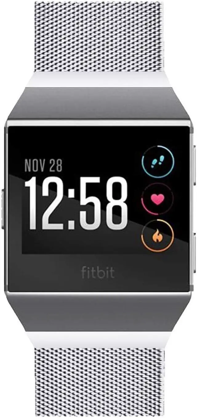 Alt view image 5 of 7 - Werleo Compatible with Fitbit Ionic Bands Metal Stainless Steel Small & Large Strap Comfortable Adjustable Closure Wrist Sport Band Replacement for Fitbit Ionic Smart Watch