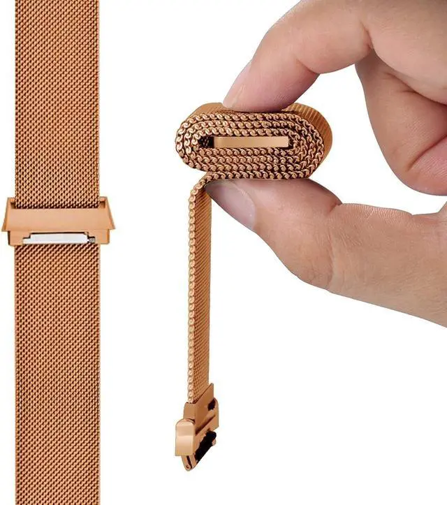 Alt view image 3 of 6 - Werleo Compatible with Fitbit Ionic Bands Metal Stainless Steel Small & Large Strap Comfortable Adjustable Closure Wrist Sport Band Replacement for Fitbit Ionic Smart Watch