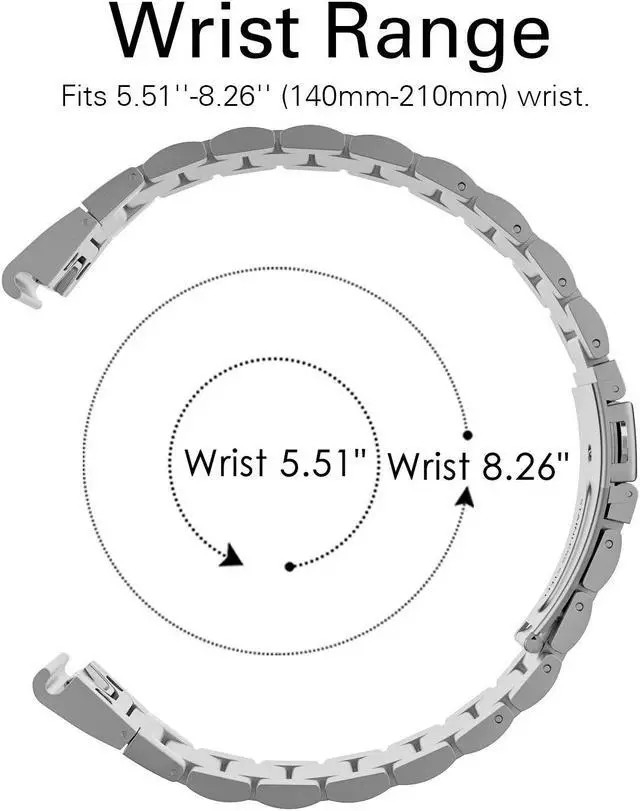 Alt view image 5 of 7 - WERLEO Band Replacement Compatible with Garmin Fenix 5 / 5 Plus / Forerunner 935 / 945 Premium Stainless Steel Metal Watch Band with Quick Release Connector Fit Fenix 5 / 5 Plus / Forerunner 935 945