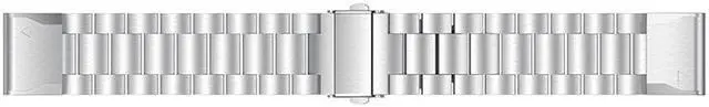 Alt view image 3 of 4 - Werleo Fenix 5S Band Quick Release Easy Fit 20mm Solid Stainless Steel Metal Bands Compatible for Garmin Fenix 5S / 5S Plus / D2 Delta S Smartwatch