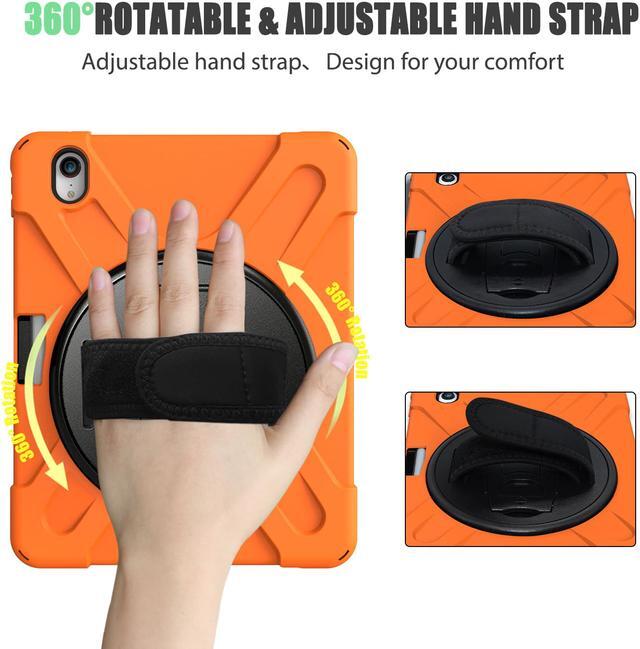 Alt view image 5 of 7 - Werleo iPad Pro 11 Case 2018 with Pencil Holder - Support Apple Pencil Charging - 360 Degree Swivel Stand / Hand Strap - Slim Heavy Duty Shockproof Rugged High Impact Full Body Protective Case Cover
