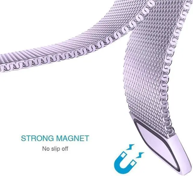 Alt view image 3 of 7 - Werleo Bands Compatible with Fitbit Inspire HR Bands / Fitbit Inspire Band,Inspire hr Metal Stainless Steel Magnetic Men Women Replacement Bands for Fitbit Inspire & Inspire HR Fitness Tracker