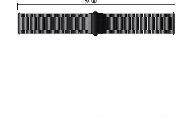 Alt view image 5 of 6 - Werleo Compatible for Garmin Vivoactive 3 Watch Band 20mm Stainless Steel Watch Strap for Garmin Forerunner 645 / Forerunner 245 / Samsung Galaxy Watch 42mm / Galaxy Watch Active 40mm Smart Watch