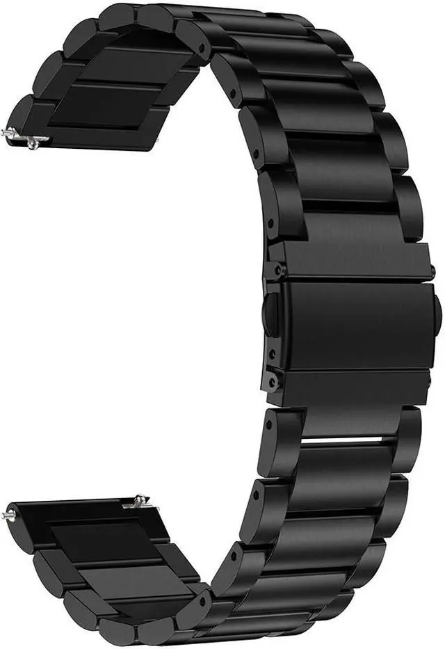 Alt view image 3 of 6 - Werleo Compatible for Garmin Vivoactive 3 Watch Band 20mm Stainless Steel Watch Strap for Garmin Forerunner 645 / Forerunner 245 / Samsung Galaxy Watch 42mm / Galaxy Watch Active 40mm Smart Watch