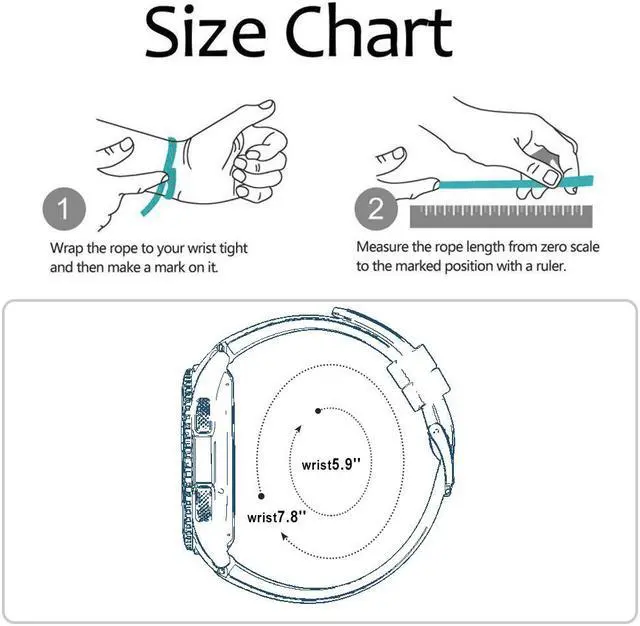 Alt view image 5 of 5 - Werleo Sport Band Replacement Wrist Straps Compatible with Garmin Forerunner 245 / 645 GPS Running Smartwatch