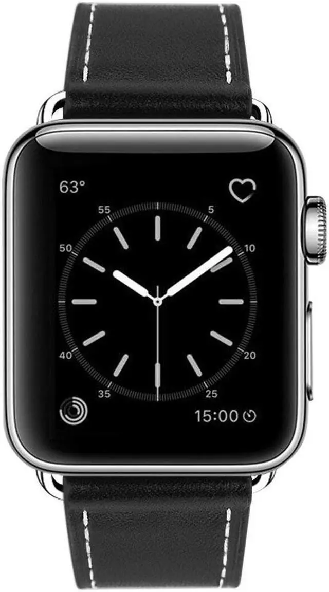 Alt view image 2 of 7 - Werleo Compatible with Apple Watch Band 38mm 40mm Genuine Leather Watch Strap Compatible with Apple Watch Series 4 (40mm) Series 3 Series 2 Series 1 (38mm) Sport and Edition