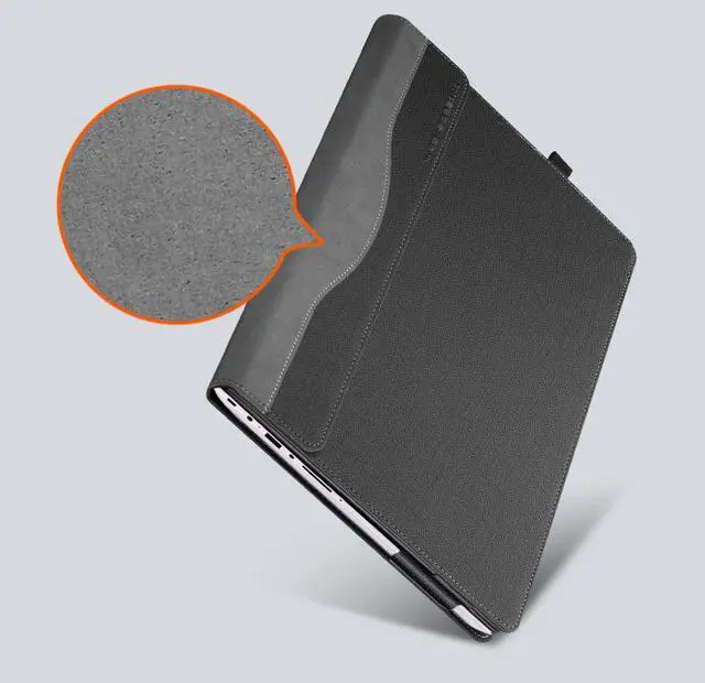 Alt view image 6 of 6 - PU leather Case For Lenovo Ideapad 510s 14 inch Notebook Cover for Lenovo Ideapad 510s Laptop Protective Case Sleeve