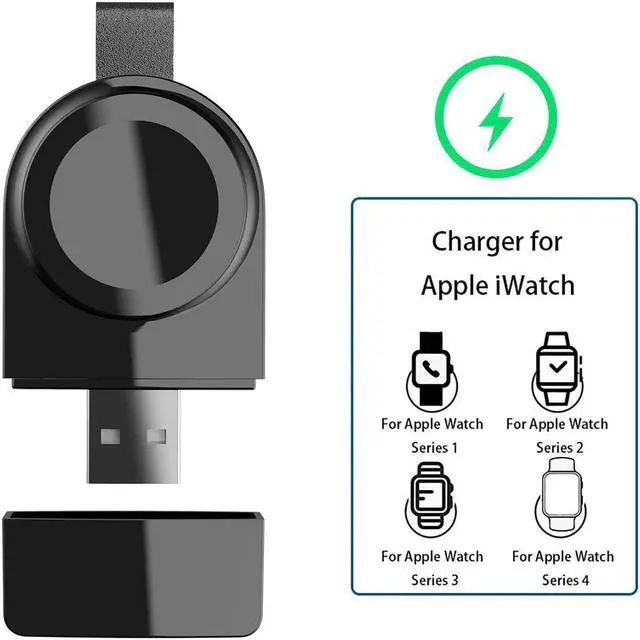 Main image of Watch Charger for Apple Magnetic Portable Wireless iWatch Charger Compatible for Apple Watch Series 1 2 3 4 in 38mm 40mm 42mm 44mm