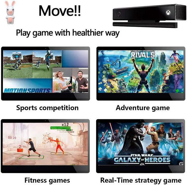 Alt view image 6 of 7 - Xbox Kinect Adapter for Xbox One S / Xbox One X kinect 2.0 Sensor For Windows 8 / 8.1 / 10 Power AC Adapter PC Development Kit