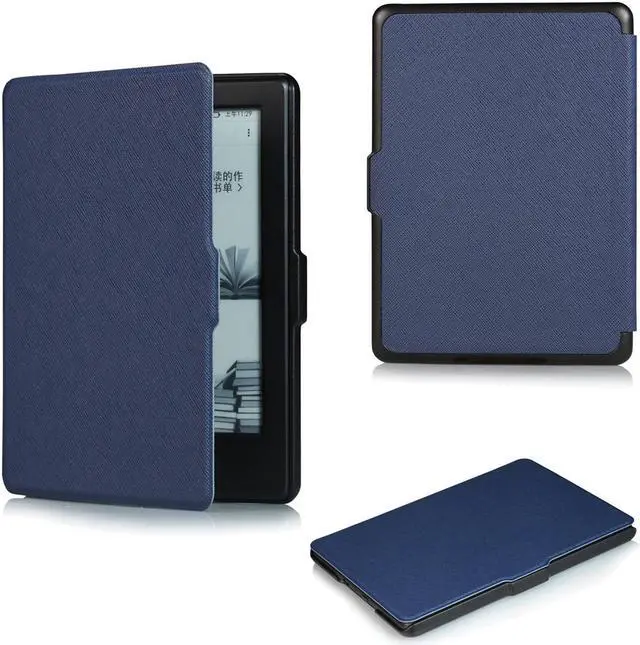 Main image of Smart Case for Amazon New Kindle 558 - 8th Generation 2016 - with Automatic Wake Sleep and Card Slot Non-Slip Shock Absorption Portable Multi-View Ultra Slim Soft Silicone Protective Tablet Cover