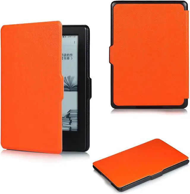 Main image of Smart Case for Amazon New Kindle 558 - 8th Generation 2016 - with Automatic Wake Sleep and Card Slot Non-Slip Shock Absorption Portable Multi-View Ultra Slim Soft Silicone Protective Tablet Cover