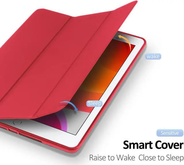 Alt view image 6 of 7 - iPad 10.2 2019 Case Slim Smart Case Cover for iPad 7th Generation 10.2 inch 2019 with Built-in Apple Pencil Holder Auto Sleep Wake Lightweight Smart Stand Soft TPU Protective Back Cover