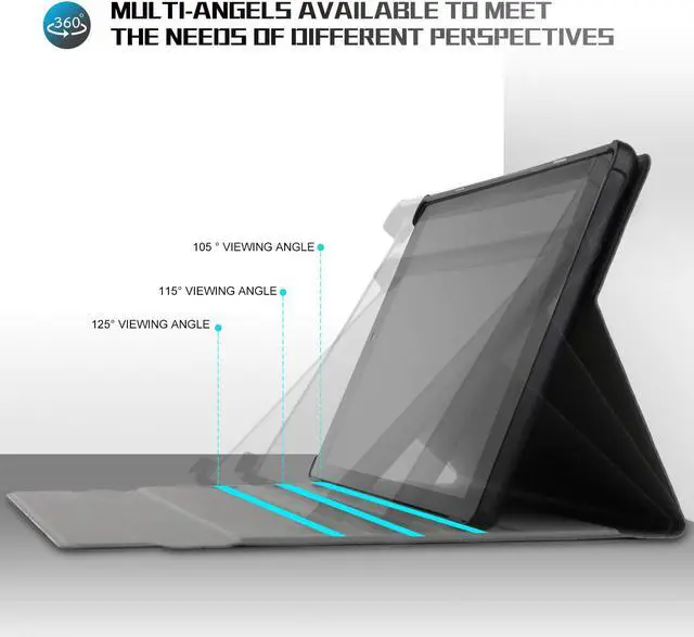 Alt view image 4 of 7 - Wireless Keyboard Case for Samsung Galaxy Tab A 8.0 2019 SM-T290 SM-T295 Cover with Keyboard Wireless Smart Stand Cover for Samsung Galaxy Tab A 8.0 2019 Without S Pen