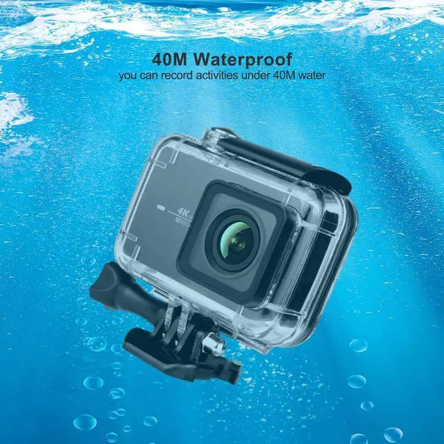 Alt view image 6 of 7 - Werleo 40mm Discovery 4K Diving Protective Case for Xiaomi 4K / Yi 4K+ / Yi Lite / YI 40m with Bracket