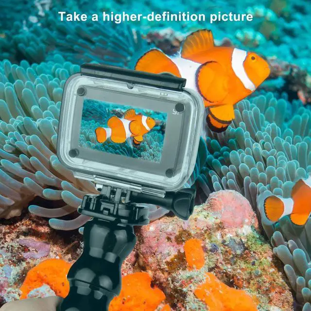 Alt view image 7 of 7 - Werleo 40mm Discovery 4K Diving Protective Case for Xiaomi 4K / Yi 4K+ / Yi Lite / YI 40m with Bracket