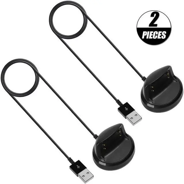 Main image of for Gear Fit 2 Charger / Gear Fit 2 Pro Charger (2-Pack) Replacement Charging Dock Cradle for Samsung Gear Fit 2 R360 / Gear Fit 2 Pro R365 Smart Watch