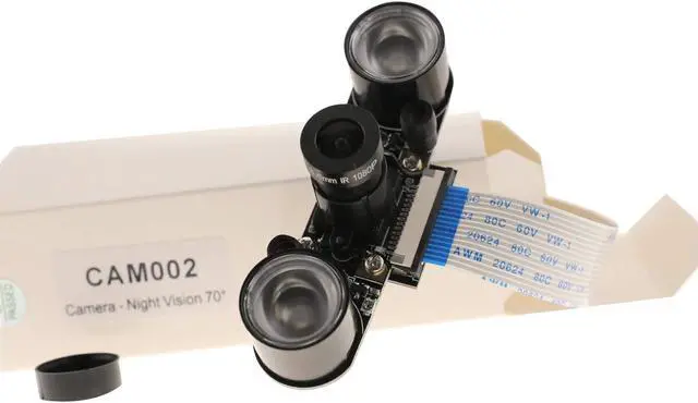 Alt view image 3 of 5 - Werleo Camera Module for Raspberry Pi 4B with 5MP 1080p OV5647 Video Webcam Supports Night Vision Compatible with Raspberry Pi 4B /3B+ / 3B / 2B