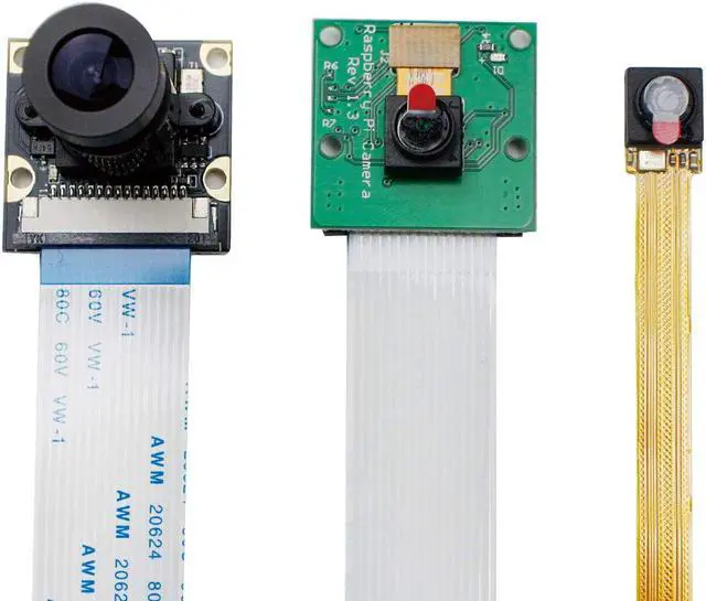 Alt view image 5 of 5 - Werleo Camera Module for Raspberry Pi 4B with 5MP 1080p OV5647 Video Webcam Supports Night Vision Compatible with Raspberry Pi 4B /3B+ / 3B / 2B