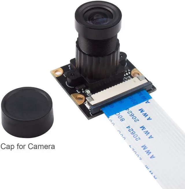 Alt view image 6 of 7 - Camera Module for Raspberry Pi 4 with 5MP 1080p OV5647 Video Webcam Supports Night Vision Compatible with Raspberry Pi 3 B+ / 3B / 2 Model B B+