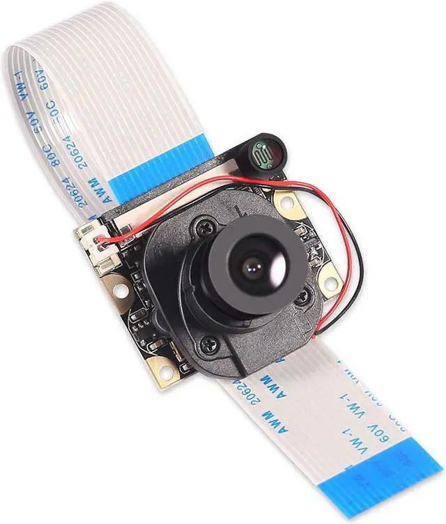Alt view image 2 of 7 - Raspberry Pi 4 B 3 B+ Camera Module Automatic IR-Cut Switching Day/Night Vision Video Module Adjustable Focus 5MP OV5647 Sensor 1080p HD Webcam for Raspberry Pi 2/3 Model B Model A A+