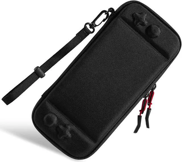 Main image of Ultra Slim Case for Nintendo Switch Lite Original Patent Protective Portable Carrying Case Travel Storage Hard Shell with 8 Game Cartridges and Military Level Protection Gray