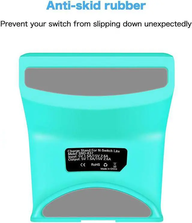Alt view image 4 of 6 - Nintendo Switch Dock Mini Portable Charging Stand with USB Type C Port Replacement Charging Dock Station for Nintendo Switch and Switch Lite