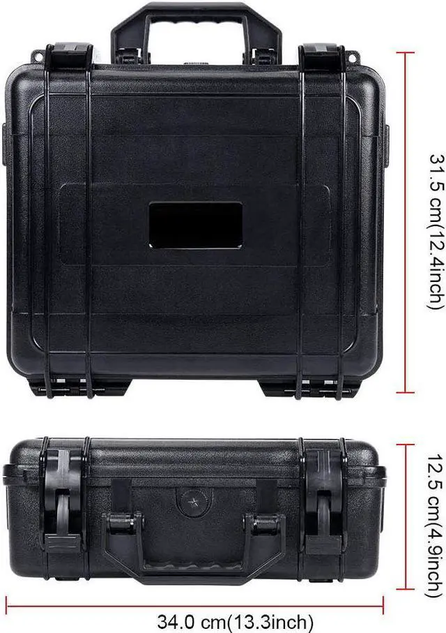 Alt view image 4 of 6 - Hard Carrying Case Compatible for DJI Mavic 2 Pro / Mavic 2 Zoom Fly MoreCombo(Upgrade Edition)