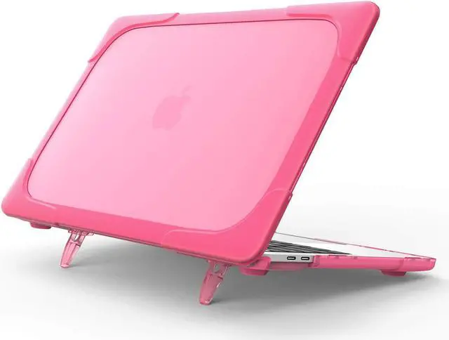 Main image of MacBook Air 13 Inch Case 2018 Release A1932 Heavy Duty Slim Hard Shell Dual Layer Protective Cover with Fold Kickstand for Apple MacBook Air 13 Retina with Touch ID