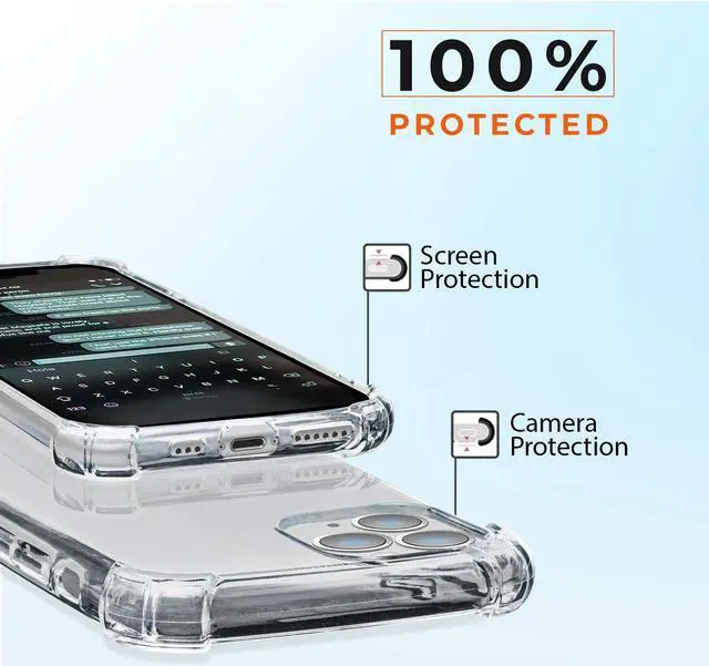 Alt view image 5 of 7 - iPhone 11 Pro Max Case | Soft Slim Crystal TPU Clear Case | Thin Anti-Scratch & Reinforced Corners Cover | Shock Absorption| Protective hard cover fit designed for iPhone 11 Pro Max 6.5 Inch