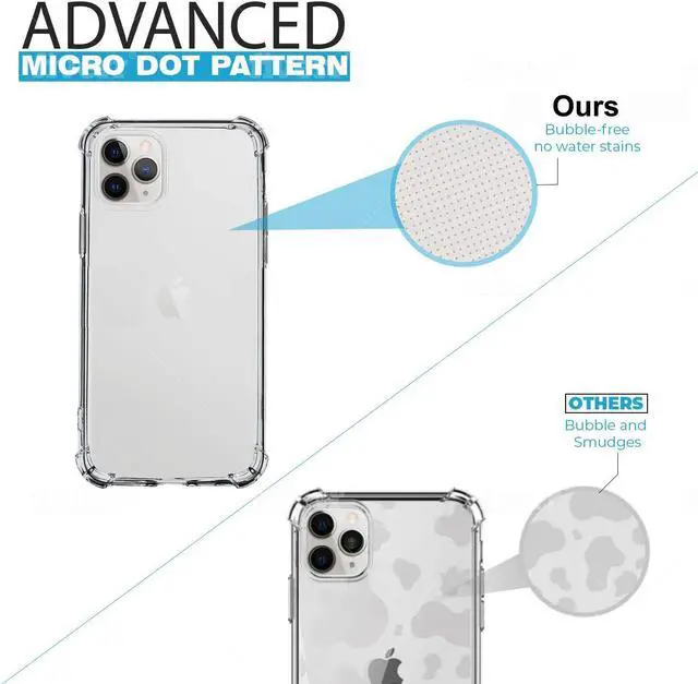 Alt view image 6 of 7 - iPhone 11 Pro Max Case | Soft Slim Crystal TPU Clear Case | Thin Anti-Scratch & Reinforced Corners Cover | Shock Absorption| Protective hard cover fit designed for iPhone 11 Pro Max 6.5 Inch