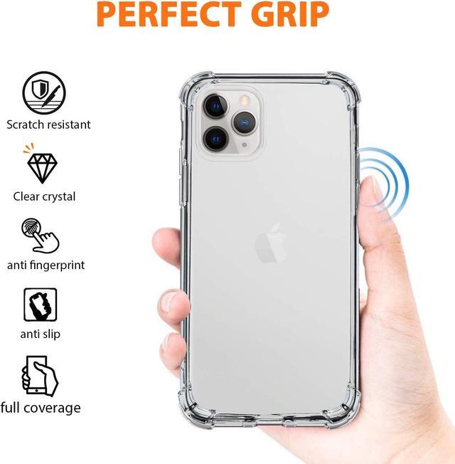Alt view image 3 of 7 - iPhone 11 Pro Case | Soft Slim Crystal TPU Clear Case | Thin Anti-Scratch & Reinforced Corners Cover | Shock Absorption| Protective hard cover fit designed for iPhone 11 Pro 5.8 Inch