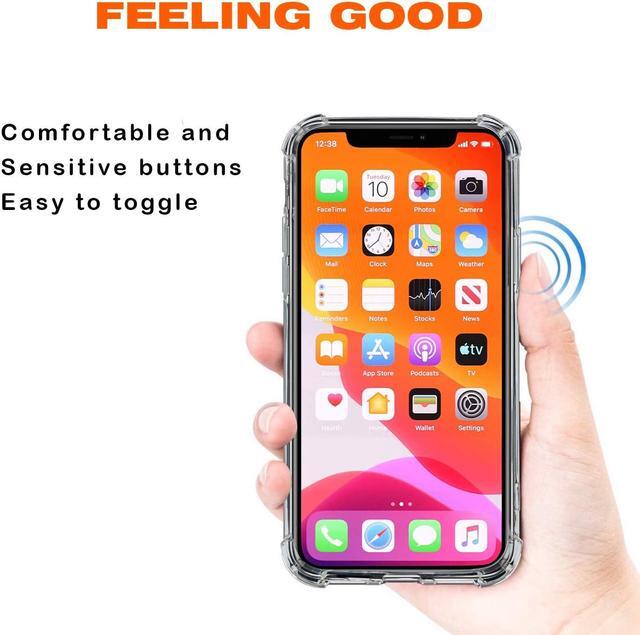 Alt view image 2 of 7 - iPhone 11 Pro Case | Soft Slim Crystal TPU Clear Case | Thin Anti-Scratch & Reinforced Corners Cover | Shock Absorption| Protective hard cover fit designed for iPhone 11 Pro 5.8 Inch