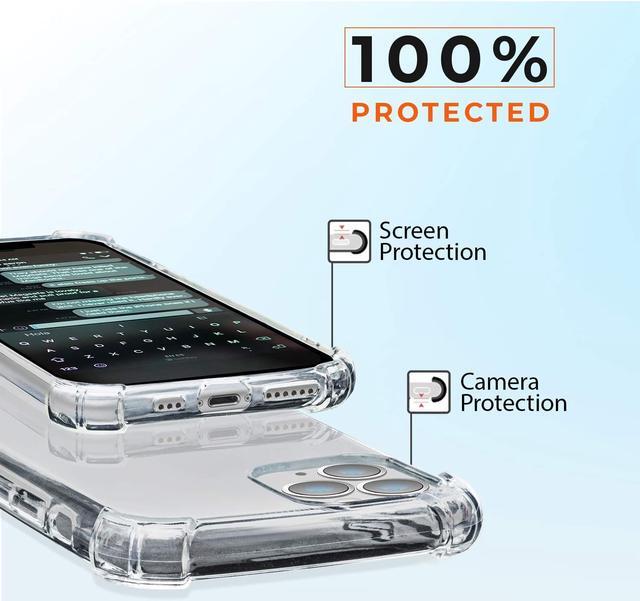 Alt view image 5 of 7 - iPhone 11 Pro Case | Soft Slim Crystal TPU Clear Case | Thin Anti-Scratch & Reinforced Corners Cover | Shock Absorption| Protective hard cover fit designed for iPhone 11 Pro 5.8 Inch