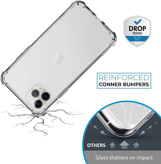 Alt view image 4 of 7 - iPhone 11 Pro Case | Soft Slim Crystal TPU Clear Case | Thin Anti-Scratch & Reinforced Corners Cover | Shock Absorption| Protective hard cover fit designed for iPhone 11 Pro 5.8 Inch