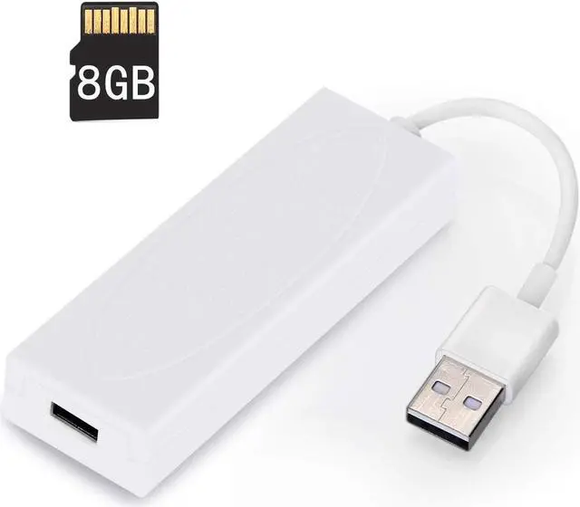 Main image of USB AutoPlay Dongle Adapter Auto Radio Navigation Music Player for Car Stereos Compatible with iPhone and Android Phone 8GB SD Card Included
