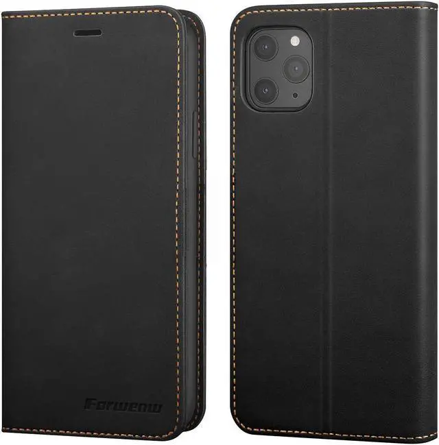 Main image of iPhone 11 Pro Wallet Case Premium Leather iPhone 11 Pro Folio Flip Case with Kickstand Card Holder Slots Shockproof Protective Cover for Apple iPhone 11 Pro 5.8 inch