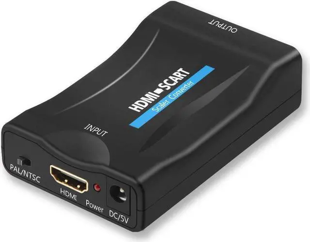 Alt view image 4 of 6 - 1080P HDMI To Scart Converter Audio Video Adapter Scaler with USB Cable