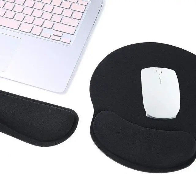 Alt view image 6 of 7 - Memory Foam Mouse Pad Keyboard Wrist Rest Support - Ergonomic Support - for Office, Computer, Laptop, Mac - Premium Quality, Durable, Lightweight for Comfortably Typing Pain Relief and Repair