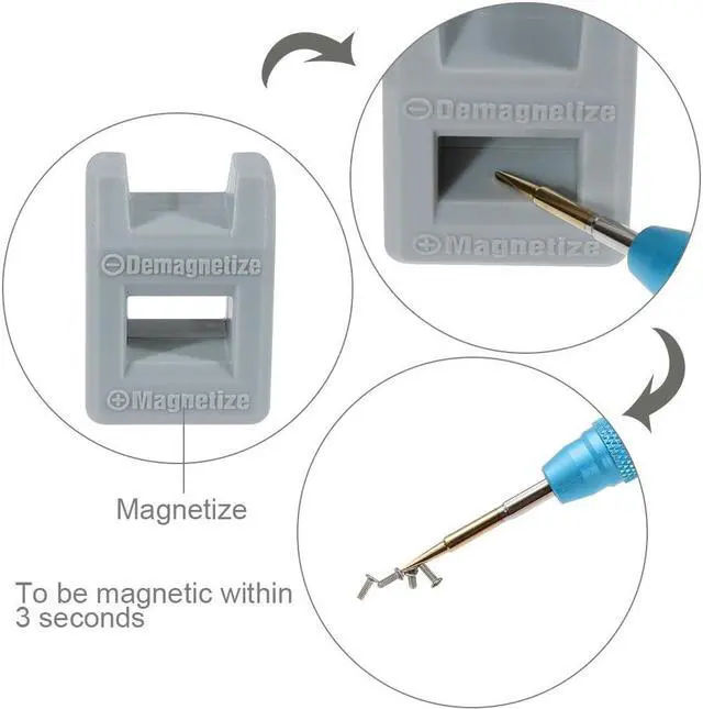 Alt view image 4 of 7 - 16Pcs Cell Phone Repair Tool Kit for iPhone Precision Screwdriver Set with Magnetizer Demagnetizer Tool & Opening Pry Tools for iPhone 11 Pro Max XS X 8 Plus 7 Plus 6S 6 5S 5 5C 4S iPod iTouch