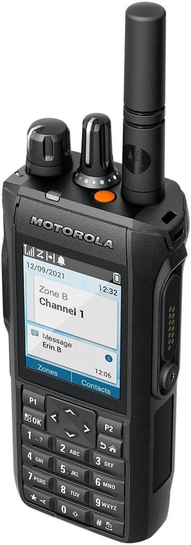 Main image of Motorola R7 UHF Portable Radio with Display | Long-lasting Battery & Enhanced Communication