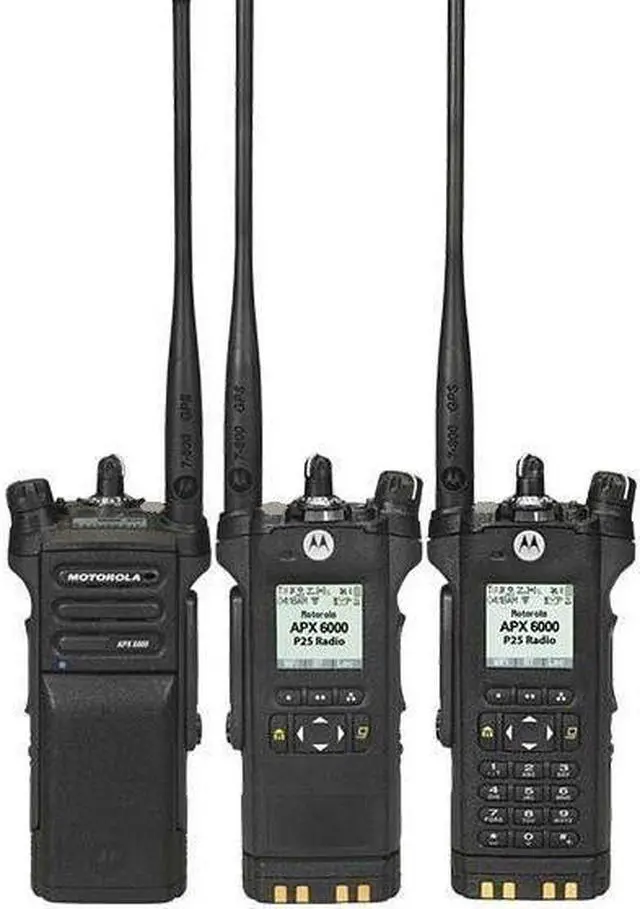 Main image of Motorola APX 6000 P25 Portable Radio 700/800 Model 2.5 Options New H98UCF9PW6BN
