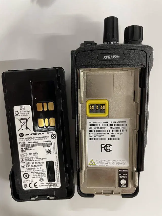 Alt view image 3 of 3 - Motorola XPR 7350e UHF 403-512 Portable Two-Way Radio AAH56RDC9RA1AN Consumer Electronics, Single Pack, Free Programming