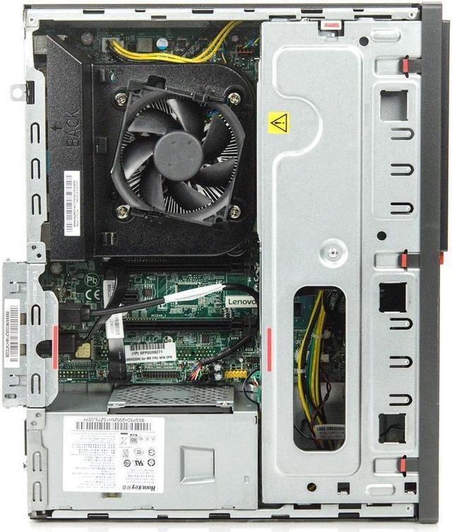 Alt view image 3 of 5 - Lenovo ThinkCentre M710s Desktop Computer SFF - Intel Core i5 (6th Gen) i5-6500T 3.2 GHz - 16GB DDR4 RAM - 128GB SSD - Windows 10 Home