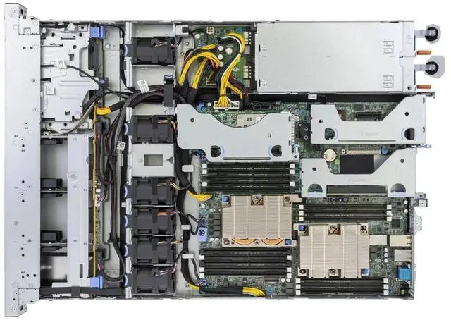 Alt view image 4 of 4 - Dell PowerEdge R440, 1U, 2 x Xeon Silver 4110 2.1Ghz, 32GB DDR4, 8x2.5" SAS, 2x200GB SSD, H330 RAID, 2xPSU