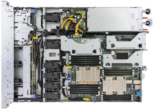 Alt view image 4 of 4 - Dell PowerEdge R440, 1U, 2 x Xeon Silver 4110 2.1Ghz, 64GB DDR4, 8x2.5" SAS, 2x200GB SSD, H330 RAID, 2xPSU
