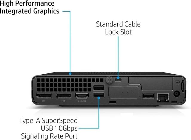 Alt view image 2 of 4 - HP EliteDesk 800 G9 Mini / i5-13500T / 16GB RAM / 512GB SSD / Windows 11 Pro / WiFi Business Desktop PC Computer