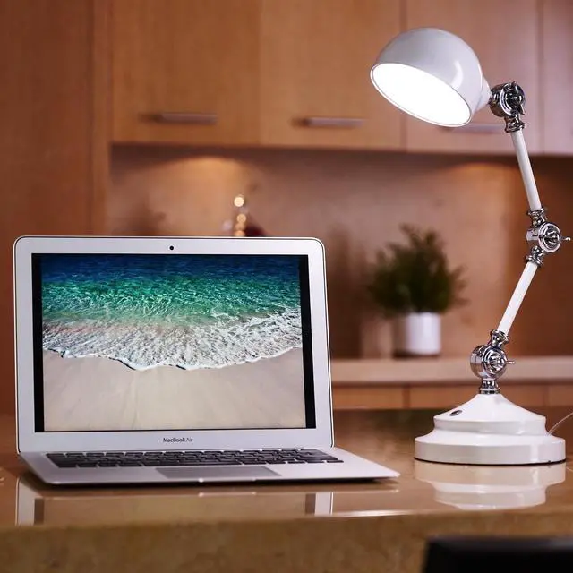 Alt view image 6 of 10 - OttLite F1485009-SHPR Wellness Series Revive LED Desk Lamp - 15.5" High - White