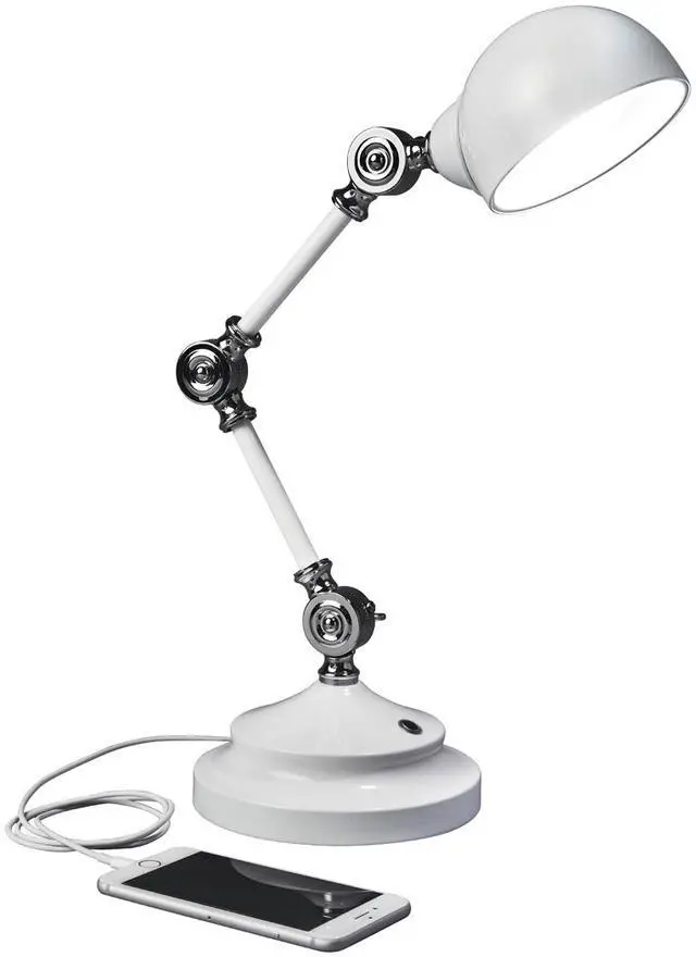 Main image of OttLite F1485009-SHPR Wellness Series Revive LED Desk Lamp - 15.5" High - White